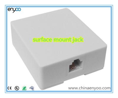 중국 Use RJ11, RJ12, RJ45 Modular Outdoor Mount Home or Office Jack 판매용