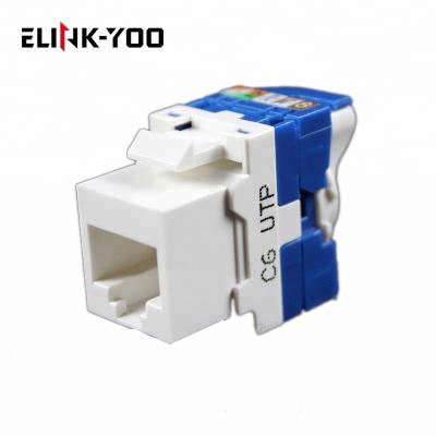 China Rotary type cat6 JACKC6180RT toolless legrand trapezoidal jack JACKC6180RT for sale