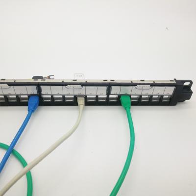 중국 Teleommunication New Design 19 Inch 19 Inch s/ftp 24 Port Blank Patch Panel With Shutter 판매용