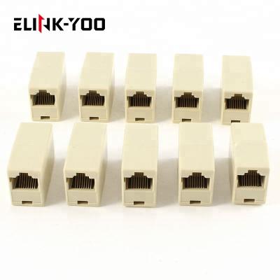 China Telephone Female To Female RJ11 4p4c Modular Integrated Parallel Splitter Coupler TLRJ11CM for sale