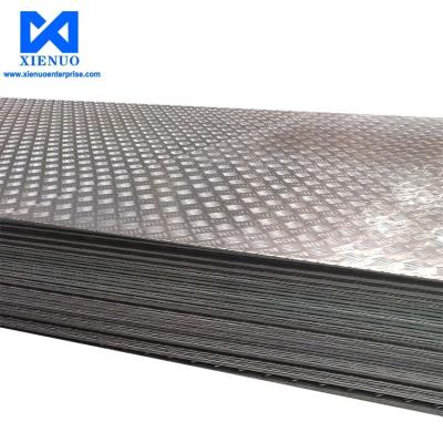 China 1060 Aluminum Floor Plate Five Bars Aluminum Tread Checker Sheet for sale