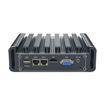 China For Business E BKHD Industrial Mini PC Low Power Consumption Intel Celeron J6412 4 Cores 4 Threads 2 COM RS232 RS485 With CE FCC ROHS for sale