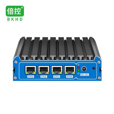 China BKHD Mini Firewall Fanless Desktop Soft Router Home Business 4X2.5Gb Ethernet Gemini Lake J4125 N4000 G48 Support VPN SDWAN VLAN G48 4125 4L for sale