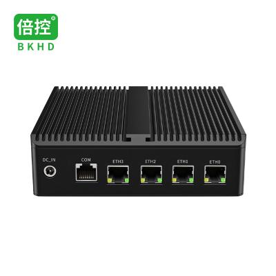 China BKHD Fanless Mini Firewall Desktop Soft Router 4x2.5GE Elkhart Lake J6412 J6413 G30W Expandable WiFi 4G 5G Pfsense MikROS G30W 6412 4L for sale