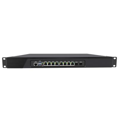 China BKHD 1U 989 8LAN 2SFP FIrewall Server i3-3110M i5-3320M i7-3520M i7-3610QM watch dog VPN Rackmount Pfsense R-OS opwrt 989-1U-8L for sale