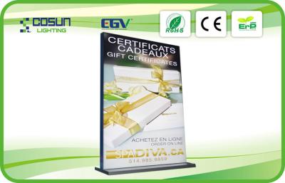 China 120mm de Lichte Doos van Frameless van de Tribunebanner voor Reclame met Dubbele Kant, 12V/24V Te koop