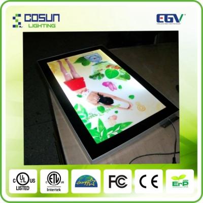 China Caja de luz llevada magnética brillante estupenda SMD3528 con el solo lado para la exhibición del restaurante en venta