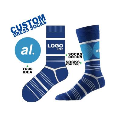 China Design DS-N1-002 Anti-Slip Your Own Custom Logo Crew Socks Mens Crew Socks for sale