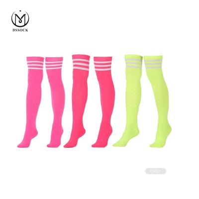 China DS F158 colorful QUICK DRY thigh high socks for sale