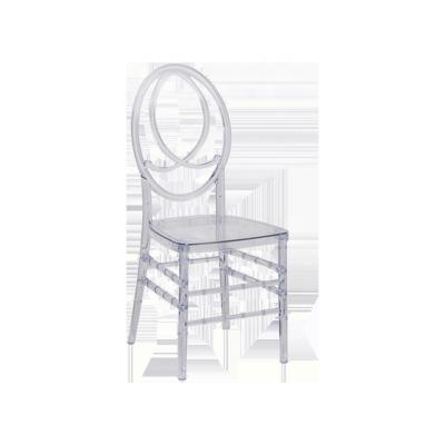 China Modern Factory Direct Stackable Hotel Hall Wedding Acrylic Clear Banquet Chiavari Chairs Party Dining Chairs for sale