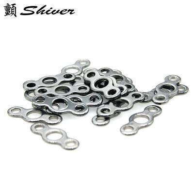 China Durable thrill fishing equipment-stainless steel seamless rings-20 three pcs fishing swivel for sale