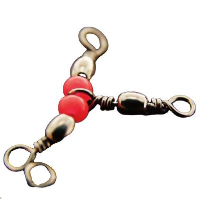 China Outdoor fishing thrill fishing multi-directional pearl three red T trick fishing tackle accessories Japanese style for sale