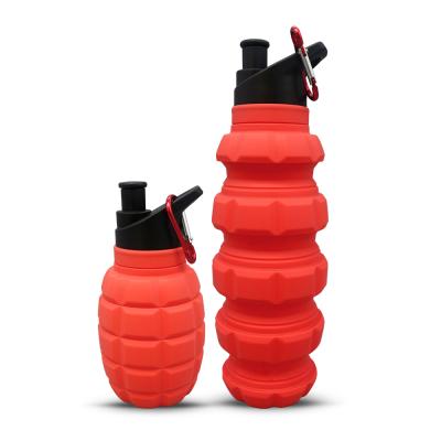 China Sustainable Sport Silicone Refillable Free Bpa Approved Water Bottle for sale