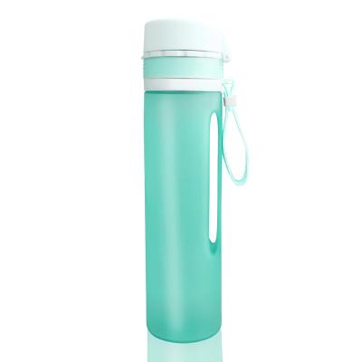 China Travel Agency Gift Sets BPA Free Collapsible Collapsible Silicone Drinking Water Bottle for sale