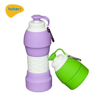 China Viable Wholesale Collapsible Silicon Collapsible Water Bottle for sale