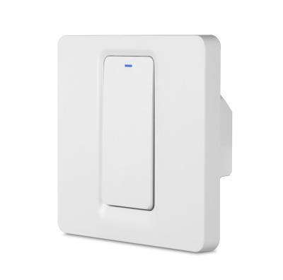 China FCC 600w/gang of Homekit Switches Wifi Push Lamp Switch (Eu Type 1 Band) EU ABS Universal Smart Wall Press1 Switch Max for sale