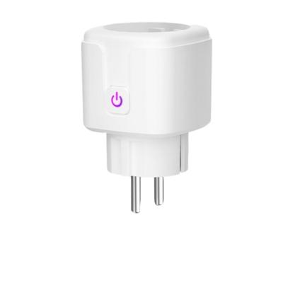 China ABS+PC New Arrivals 50-60HZ EU Power Monitoring Tuya Wifi Smart Plug Top Quality 16A Wifi 2.4ghz 802.11b/g/n 3 Monthsce - for sale