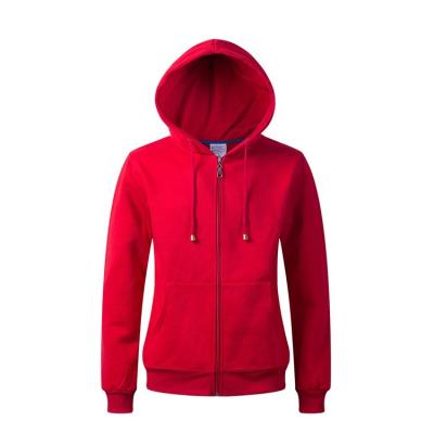 China Wholesale 100% cotton fleece fabric china factory b2b zipper anti-shrink hoody lady for sale