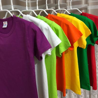 China Custom Printed Plain Wholesale 100 Cotton Anti-Shrink For Kids Blank Logo Printed Kids T-shirt Kids T-shirt Printing for sale