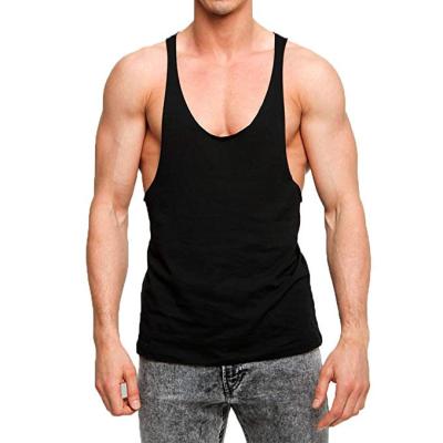 China New Arrival QUICK DRY Mens Tank Tops White Fitness Sleeveless Gym Logo Tank Top For Men Custom Made for sale