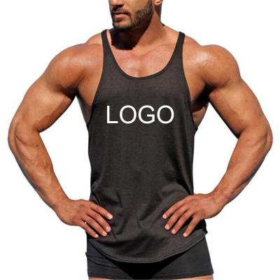 China 2022 New Arrival Men's Stringer Tank Top Wholesale Sleeveless QUICK DRY Fitness Sports Tank Tops For Men for sale