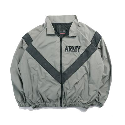 China Viable Over The U.S. Army Outwear Physical Fitness PT Uniform Reflective Jacket Improved Windproof Water Resistant IPFU Training for sale