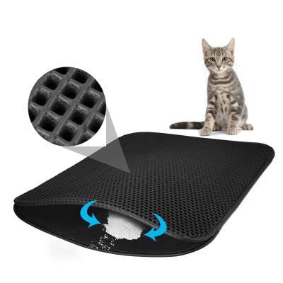 China Waterproof Waterproof Cats House Cat Bed Pads Trapping Pets Double Layer Waste Waterproof Pet Bed Litter Mat Clean Product for sale