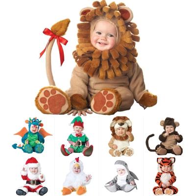 China Sets Sets Halloween Costume Baby Boy Girls Monkey Polar Bear Romper Kids Cosplay Clothing Set for sale