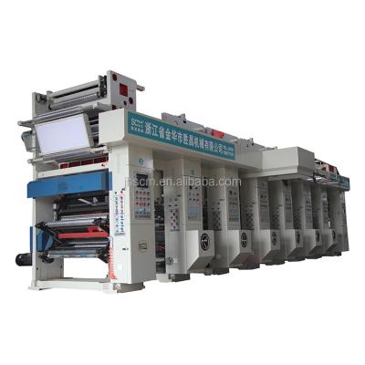 China Factory Gravure Printing Machine Multicolor Color Printing Machine For Thin Film Paper for sale