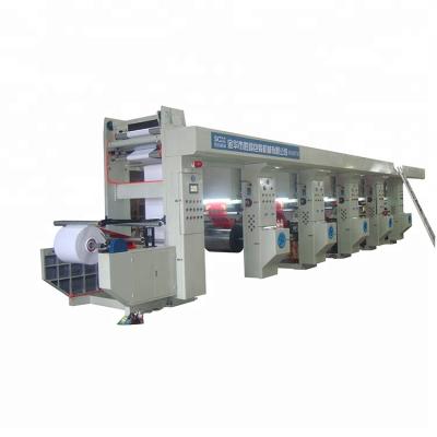 China Factory SCM Aluminum Foil Balloon Film 8 Color Automatic Rotogravure Printing Machine for sale