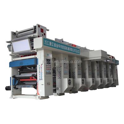 China Factory roll equipment high speed automatic rotogravure 4 color offset printing machine price for sale for sale