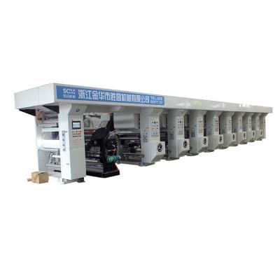 China Factory SCM Automatic Rotogravure Printing Machine 8 Color Shengchang Machine Engineers Available To Overseas Service Machinery Provided for sale