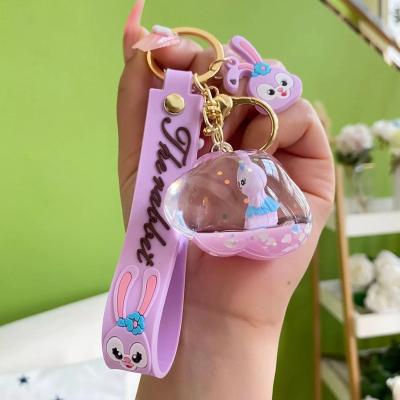 China Fashional Souvenir Gifts Cartoon Key Chain Bag Various Charms Flower Ice Drink Game Player Light Animal Ocean Key Chain Toys Children's Day Gifts for sale