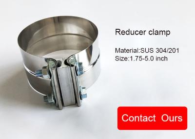 China 3 die“ Lap Joint Exhaust Band Clamp met Reparatie voor 3“ identiteitskaart aan 3“ OD Uitlaatpijp wordt voorgevormd Te koop