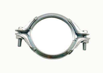 中国 Thickness 2.0mm 80-450mm Split Pipe Clamp Flange Fittings 販売のため