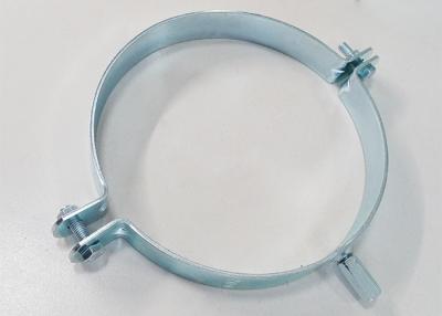 중국 Galvanized Carbon Steel Round Double Bolt Clamp Split Hanging Hoop Pipe Clamp 판매용