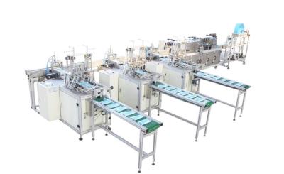 China 3 Ply Non Woven Face Mask Making Machine Surgical Dust Medical Type Available for sale