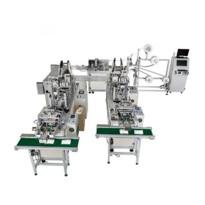 China N95 Face Mask Production Line Fully Automatic 7800*1500*2000mm High Speed for sale