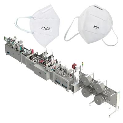 China 13KW Power N95 Mask Making Machine / Automatic Disposable Mask Machine for sale