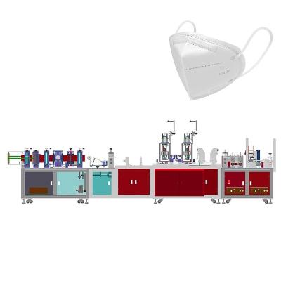 China KN95 N95 Non Woven Mask Making Machine / Surgical Face Mask Making Machine for sale