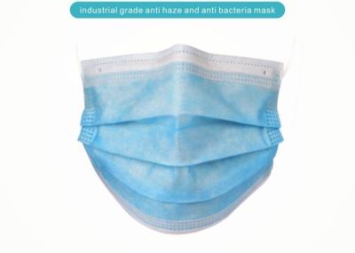 China Colored Surgical 3 Ply Disposable Mask , Three Layer Earloop Medical Mask for sale