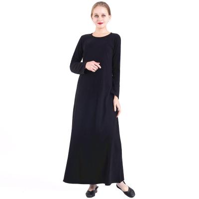 China New Design CASUAL Muslim Clothing Supplier COMFORT Sweater Ethnic Cotton Print Dress Casual Islamic Women Long Dresses for sale