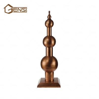 China Structural Roof Capping Copper Finials / Turrets Tower Roof Finial Spire for sale