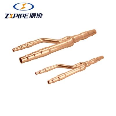 China Commercial VRF R410A Copper Branch Pipes Refnet Joints For GREE fq02 for sale