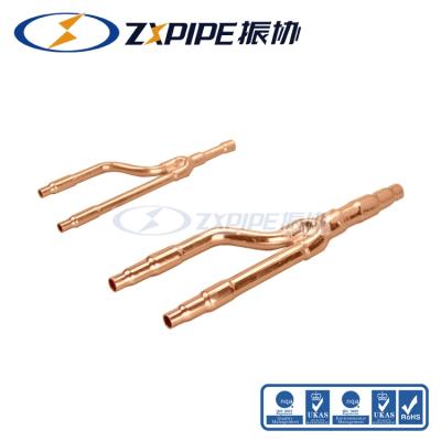 China Branch Tee Y Branch Commercial Copper Pipe For MITSUBISHI DIS-22-1 for sale