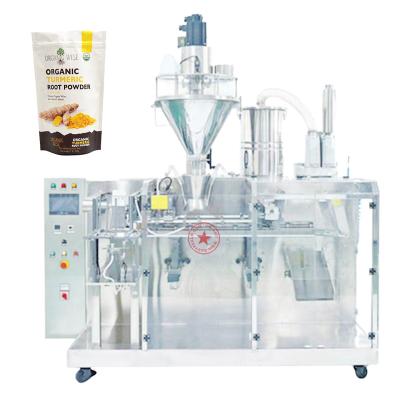 China Automatic Horizontal Mini Food Milk Coffee Food Spice Flour Detergent Washing Powder Doypack Packing Machines Doypack Filling Machine for sale