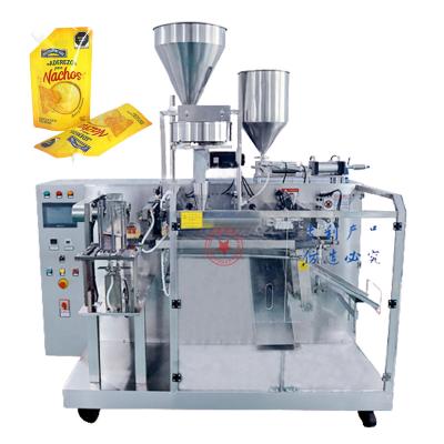 China Food Stand Bag Premade Doypack Automatic Pouch Liquid Soap Paste Sauce Juice Beverage Filling Machine Beverage Filling Machine for sale