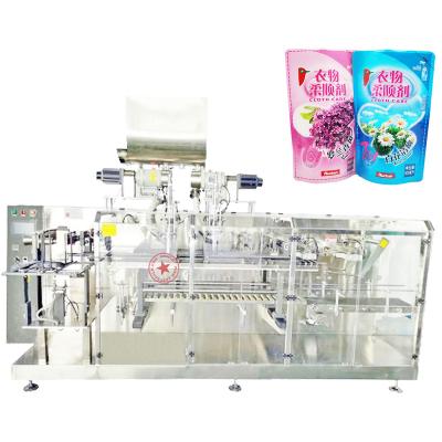 China Small premade food pouch doypack food bag sauce automatic paste soap liquid detergent filling packing machines for sale