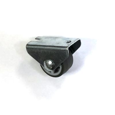 China Modern 25 Mm Small Rigid TPR Wheel Caster Fixed Furniture Caster for sale