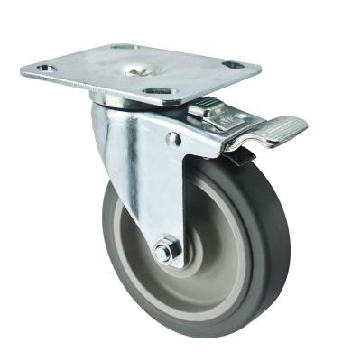 China Industrial Heavy Duty Hotels 125mm Caster Wheel For Container for sale